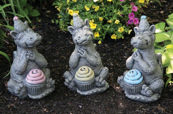 Lil Dragon Celebrate Garden Statue Massarelli exclusive Birthday